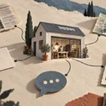 Un’azienda collegata a mappe, recensioni, social e pubblicazioni, illustrazione dell’impronta semantica.